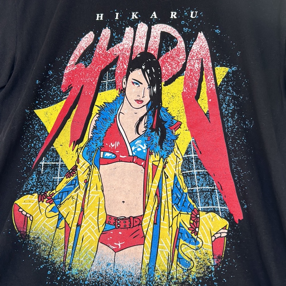 🌼3 for $15🌼 AEW Hikaru Shida Short Sleeve All EliteWrestling T-Shirt